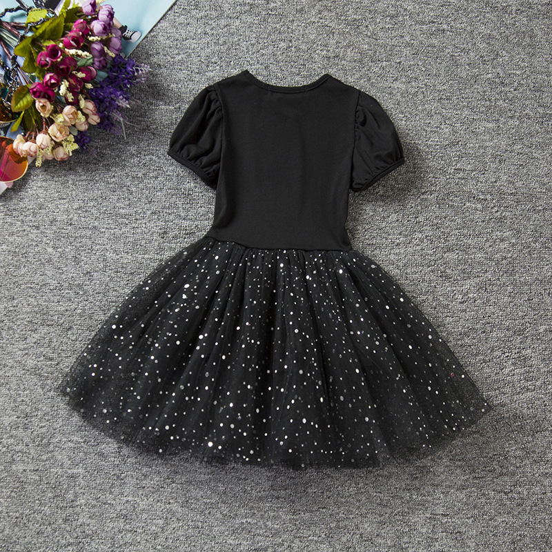 F68097-2 children Minnie princess dress Girl Sequins Birthday Tutus Dress